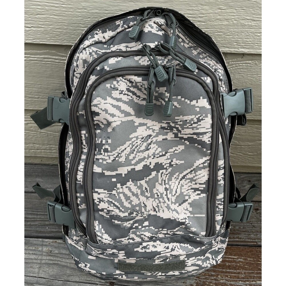 Code Alpha Expandable Large Backpack Military Style Digital Camo Hiking Hunting